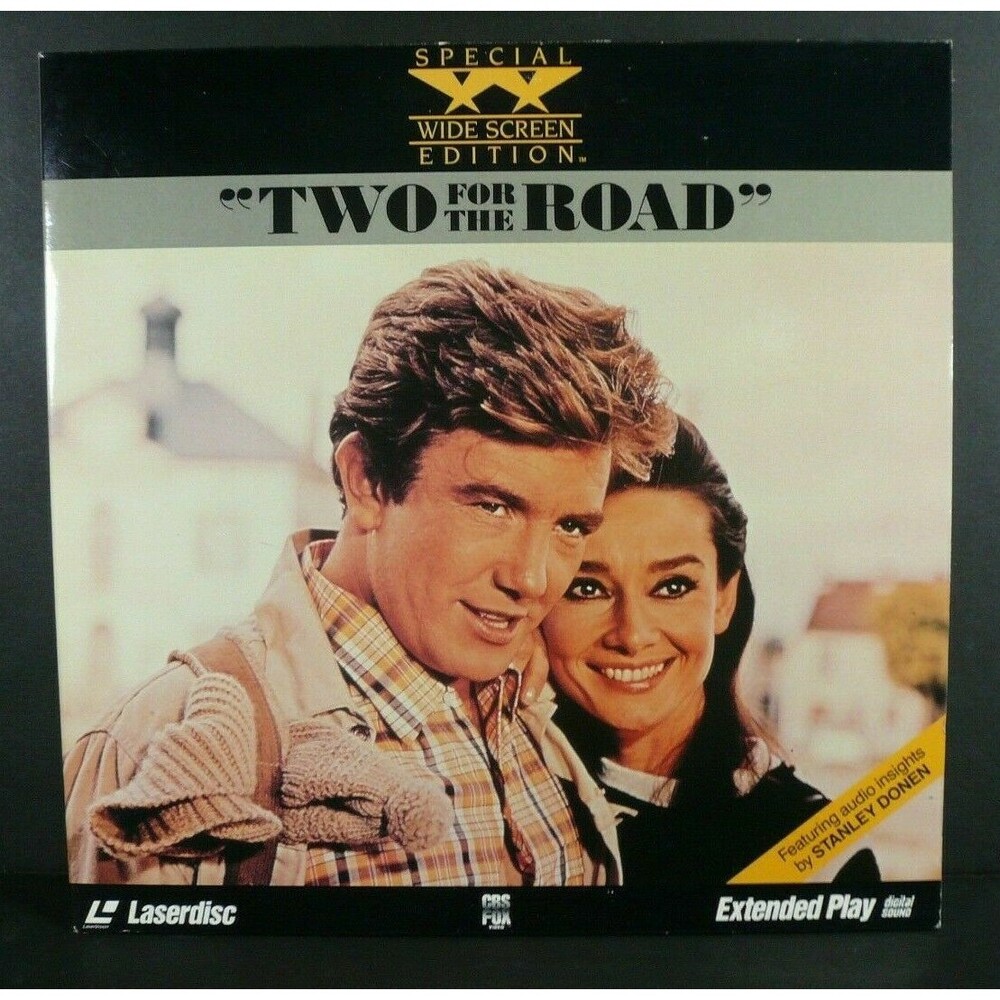 Two for the Road - Audrey Hepburn, Albert Finney 1966 - Laser Disc